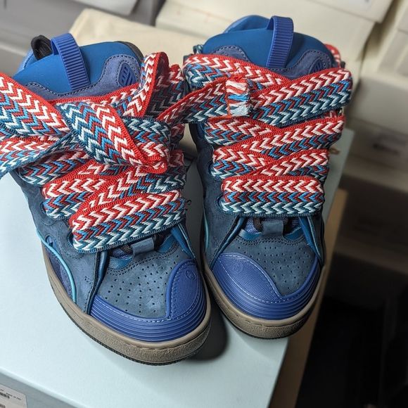 Lanvin Other - 🔥New Authentic LANVIN Curb chunky lace skateboard sneakers 🔥